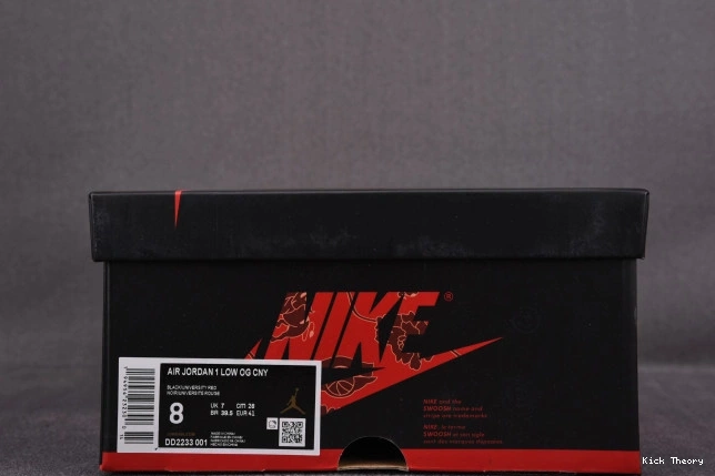 Kick Theory Year OG Chinese Jordan 1 New DD2233-001 Low 0814